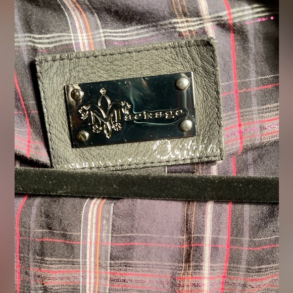 Mackage Aritzia Sophia lamb skin leather cropped motorcycle lng sleeve jacket XS - Picture 3 of 5